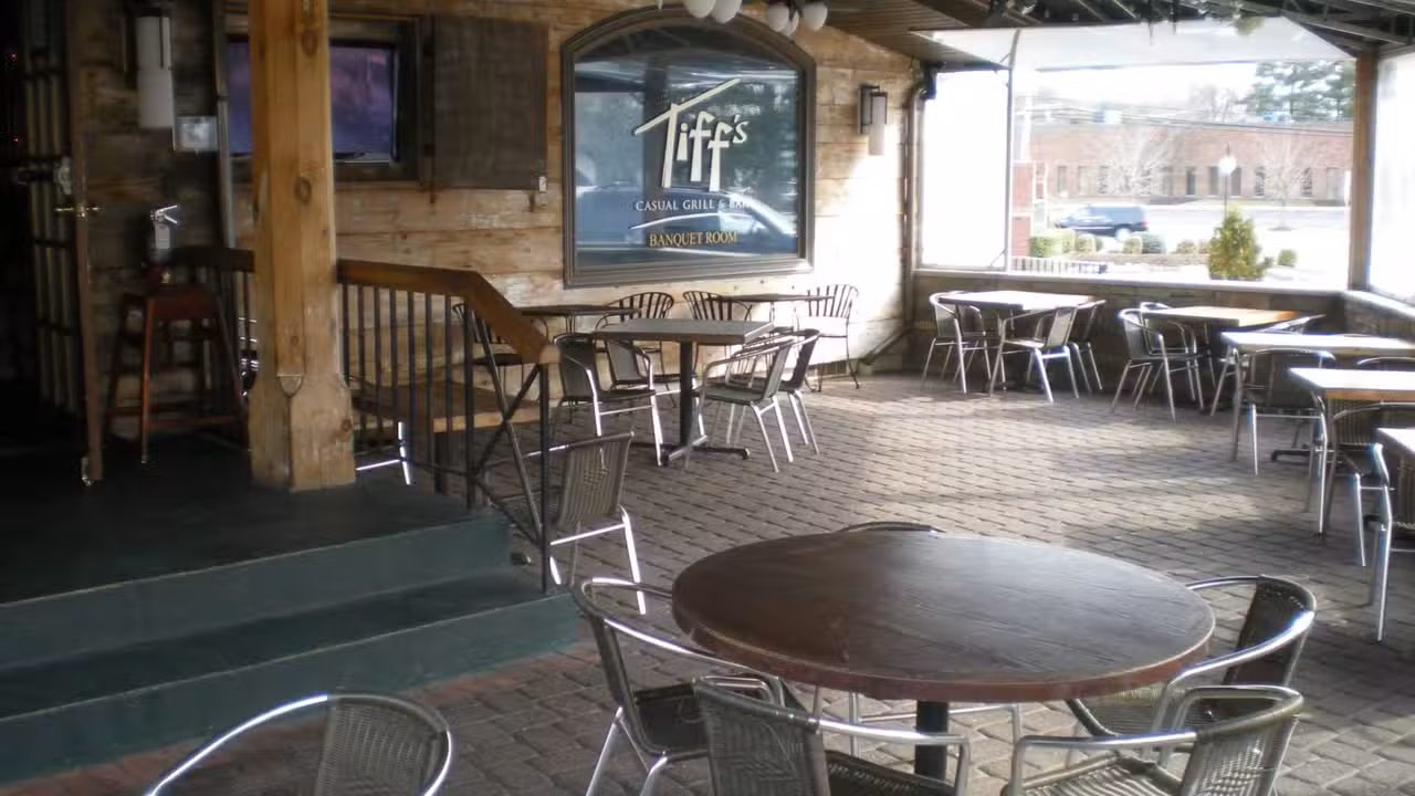 Tiffs Outside Patio - Tiffany's Restaurant, Pine Brook, NJ