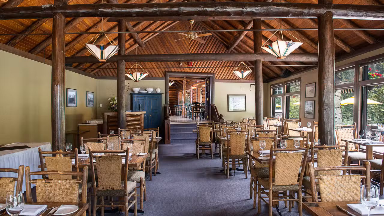 Deer Lodge Interior - Deer Lodge – Mt. Fairview Dining Room, Lake Louise, AB