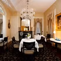A photo of Restaurant 1818 at Monmouth Historic Inn & Gardens restaurant