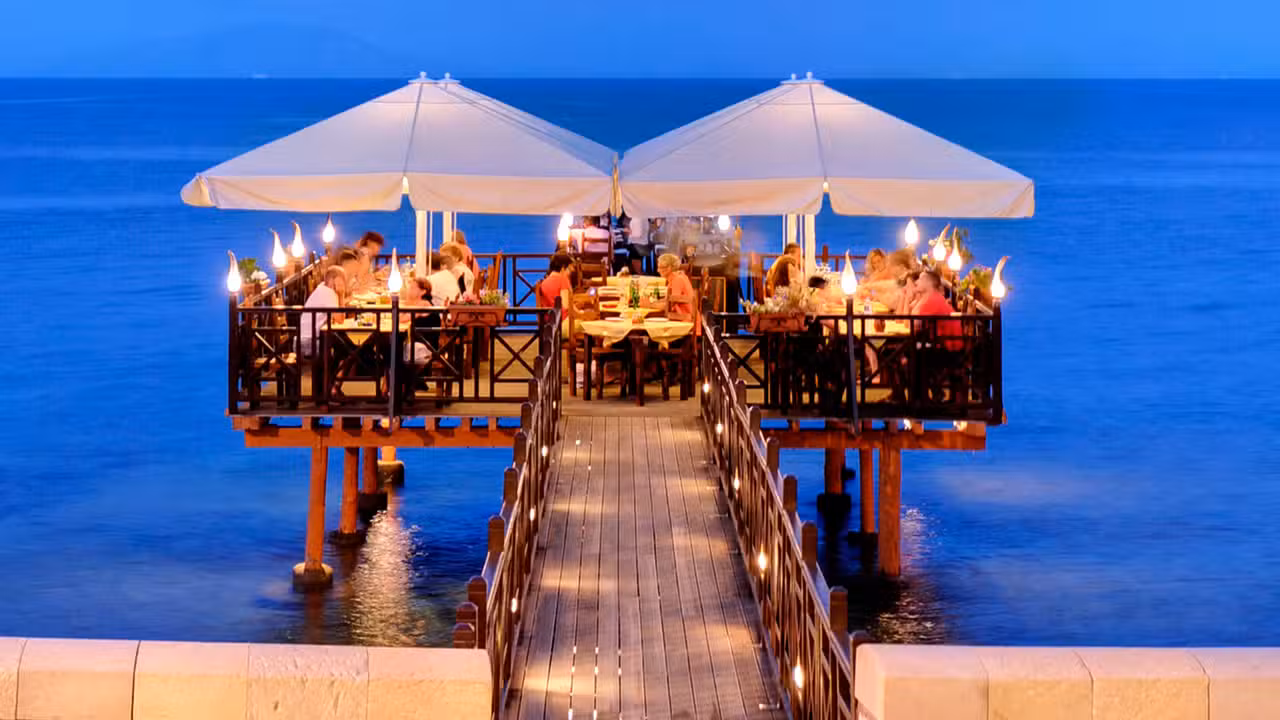 Kaiser Bridge Restaurant, Corfu, 