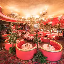 A photo of Alex Madonna’s Gold Rush Steak House, at Madonna Inn restaurant