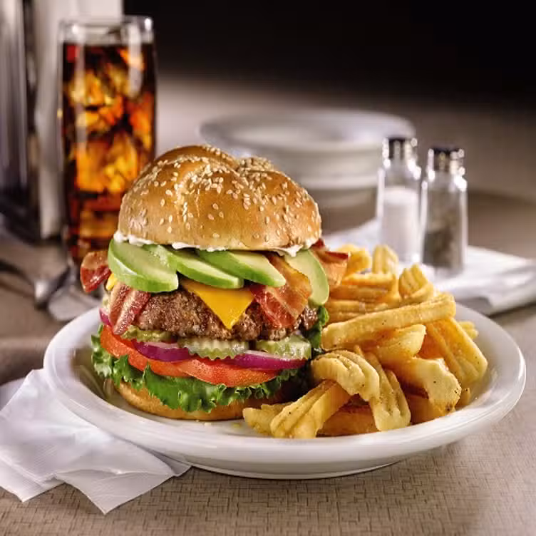 Denny's - Bacon Avocado Cheeseburger - Denny's - SW Marine Drive, Vancouver, BC