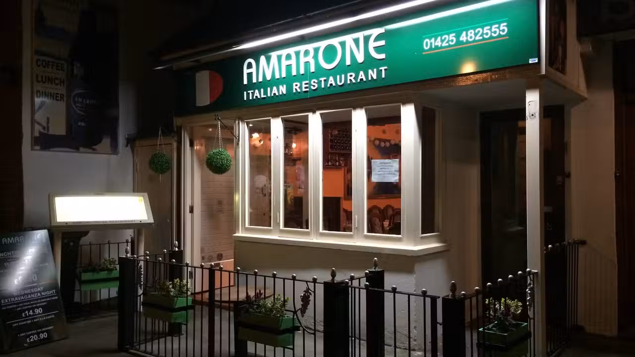 Exterior - Amarone Italian restaurant, Ringwood, Hampshire