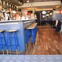 A photo of Queen's Room restaurant