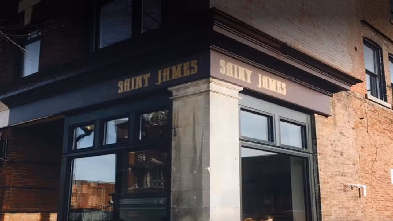 Exterior - Saint James Espresso Bar & Eatery, Hamilton, ON