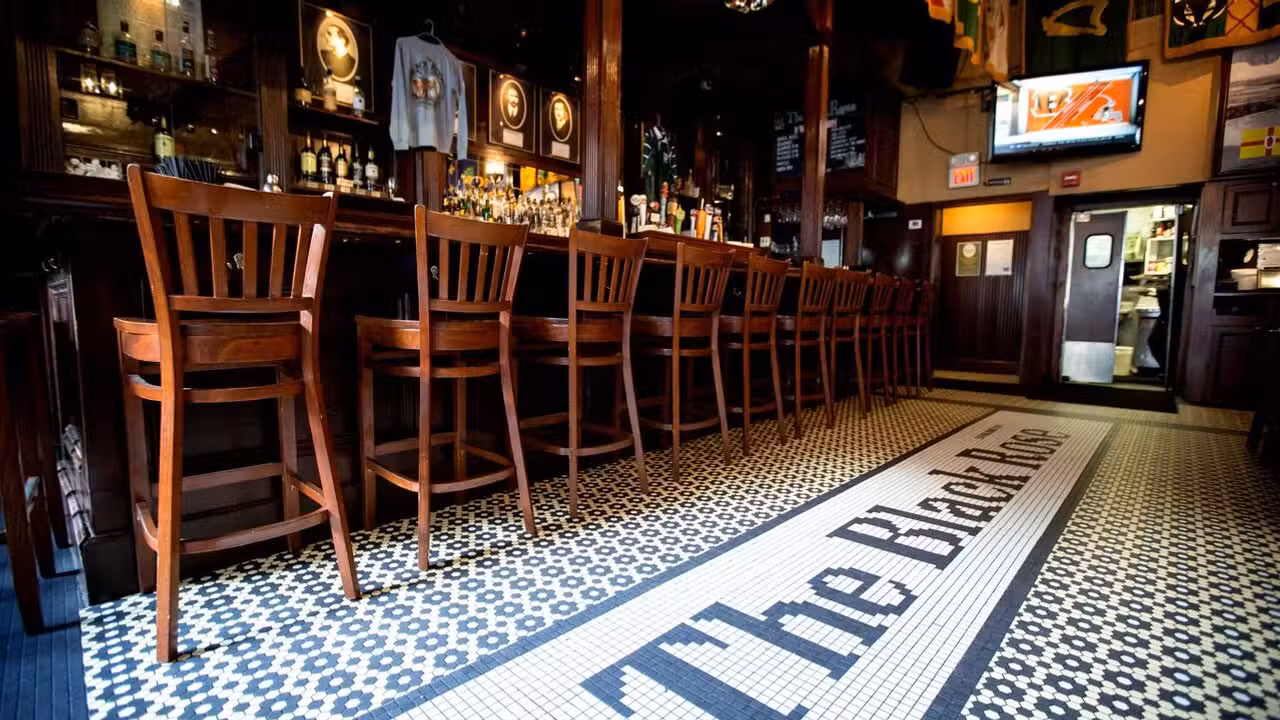 Interior - The Black Rose, Boston, MA