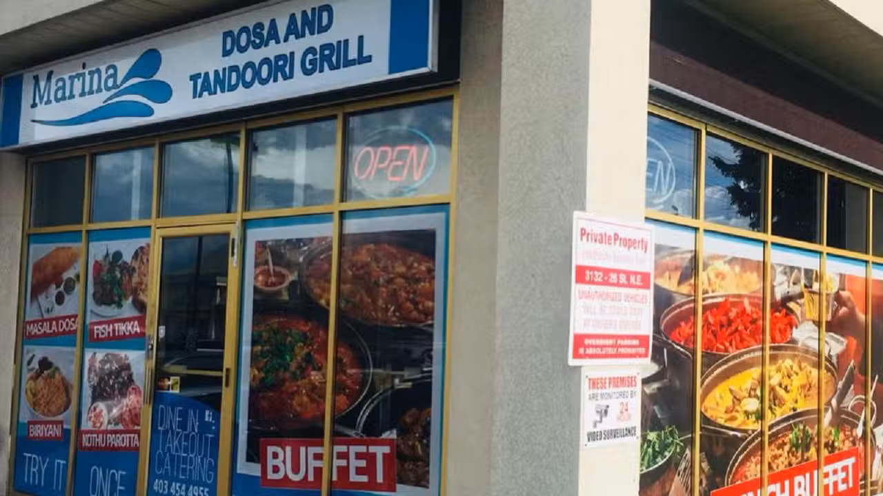 Exterior - Marina Dosa & Tandoori Grill, Calgary, AB