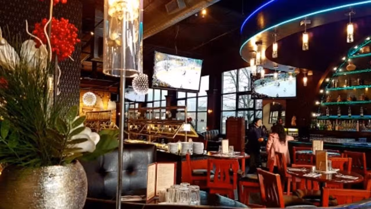 Interior - New India Buffet + Bar + Restaurant, Vancouver, BC