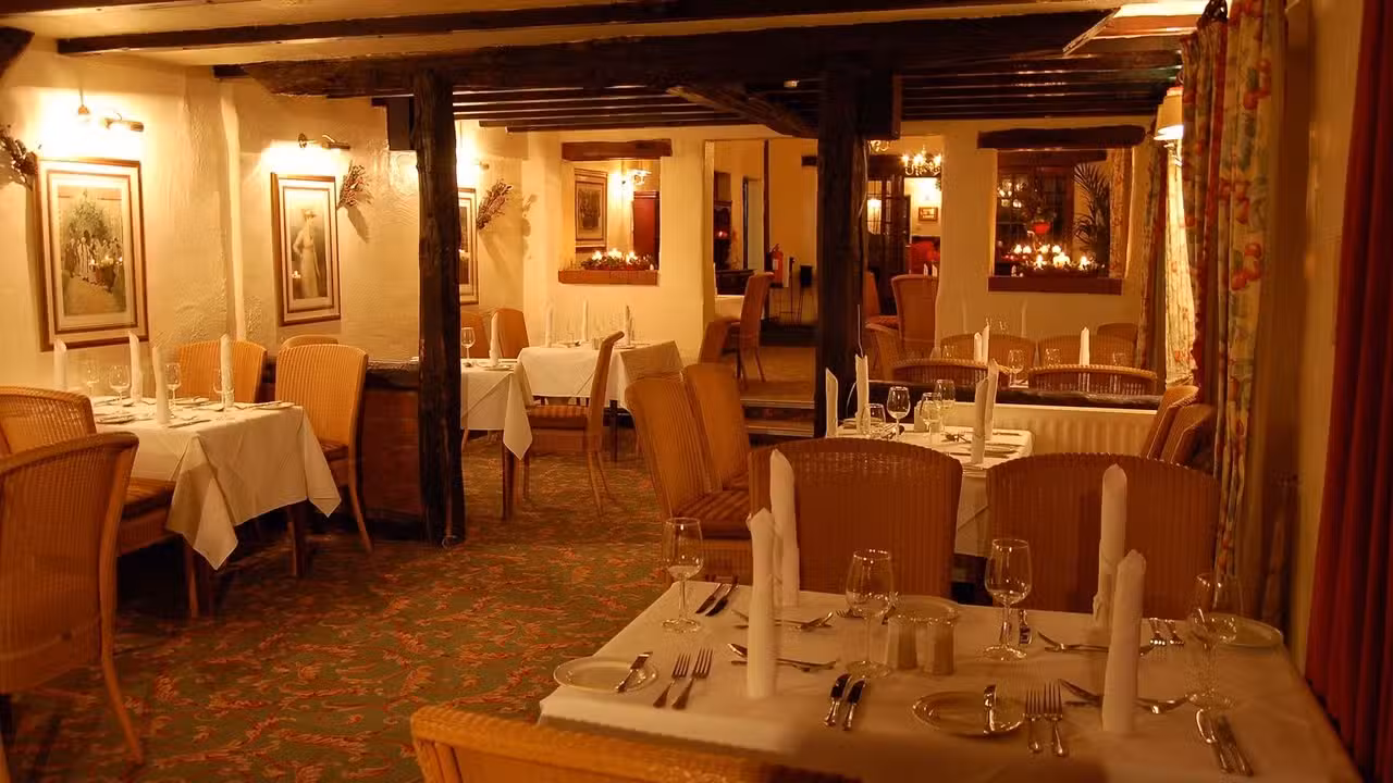 Courtyard Restaurant at Marston Farm Hotel, Sutton Coldfield, West Midlands