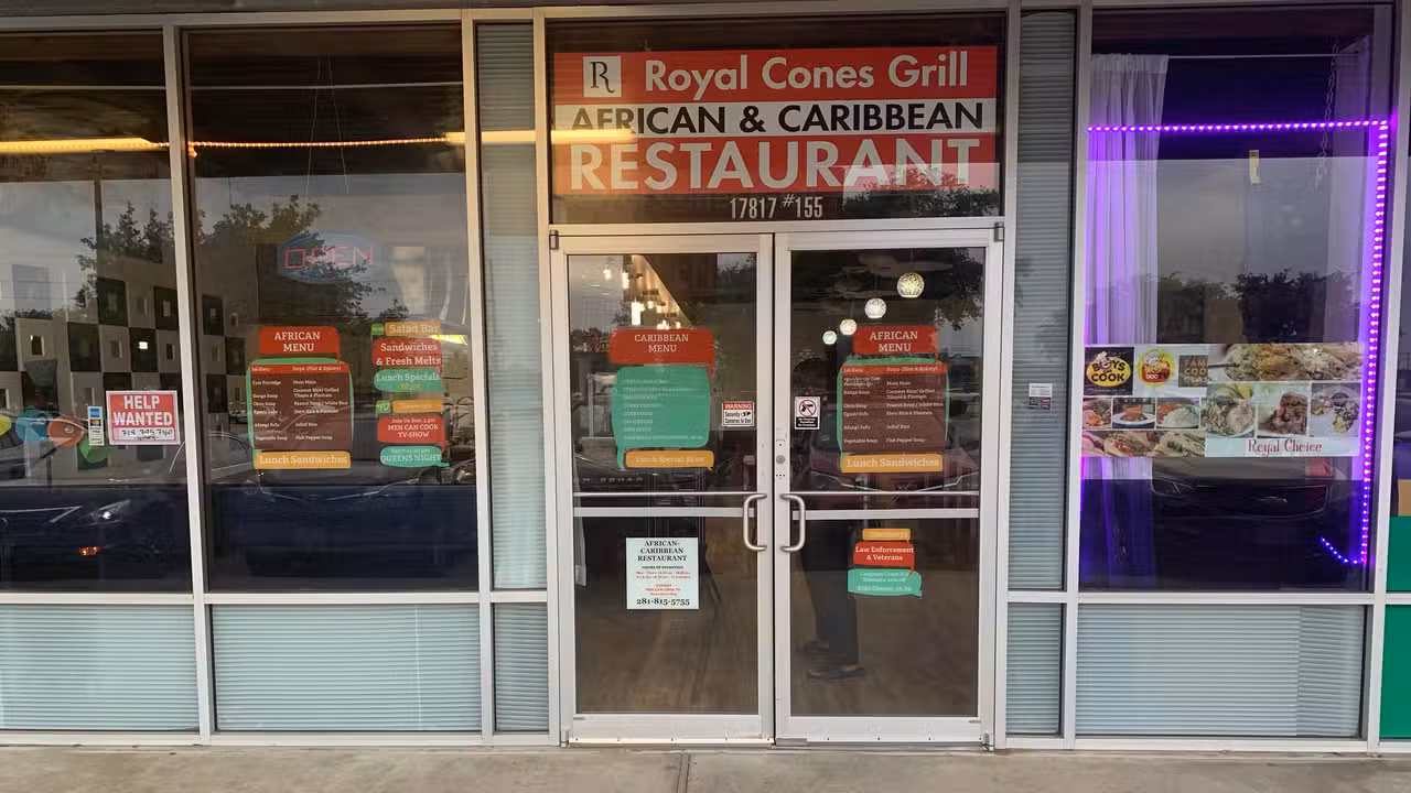 Royal Cones African- Caribbean Restaurant, Houston, TX