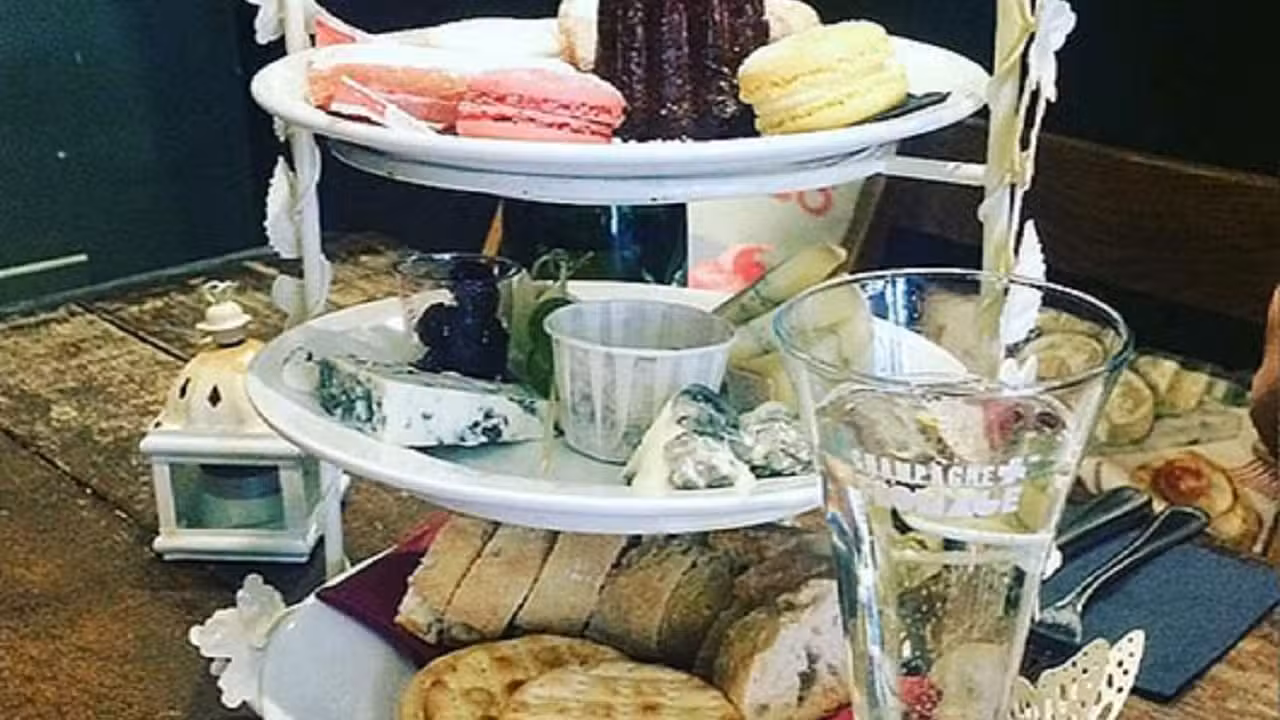 Afternoon Tea at Champagne + Fromage - Greenwich, London, Middlesex