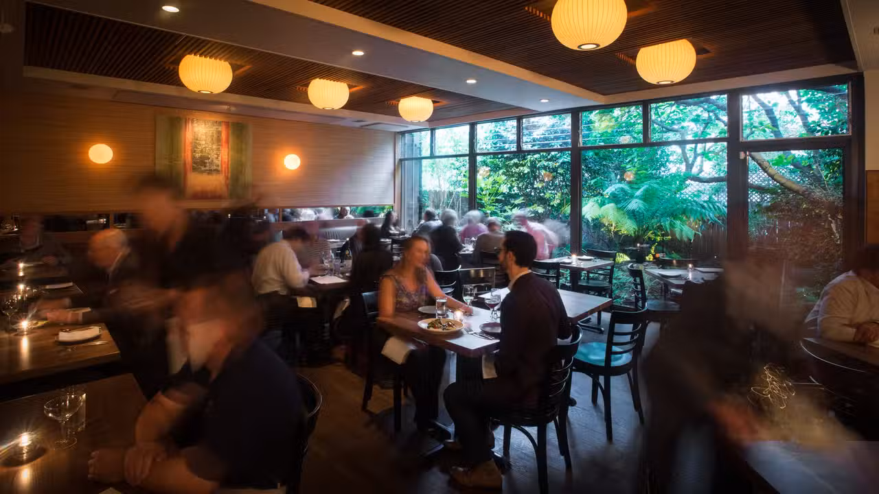 Binnenkant - Rivoli Restaurant, Berkeley, CA