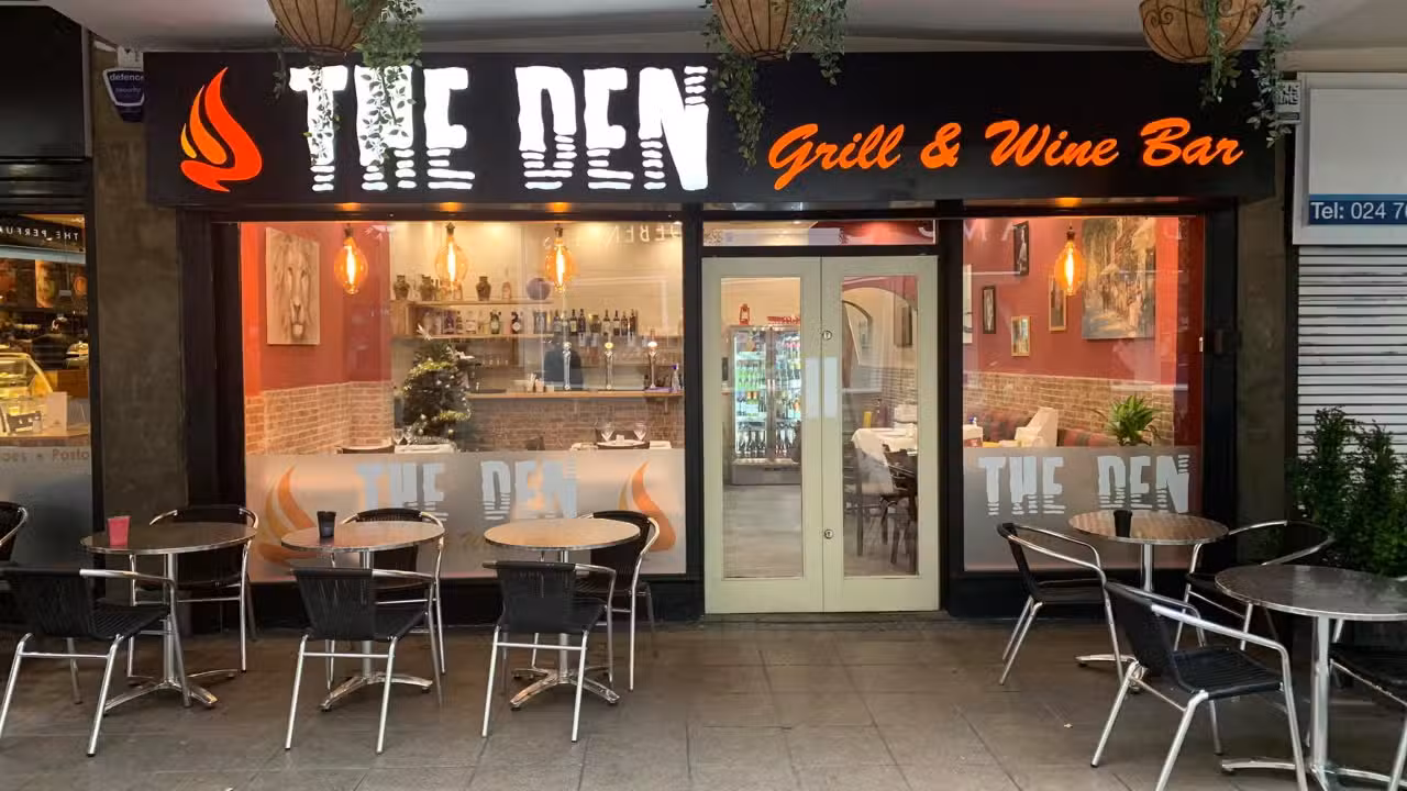 Exterior - The Den Grill and Wine Bar, Coventry, West Midlands