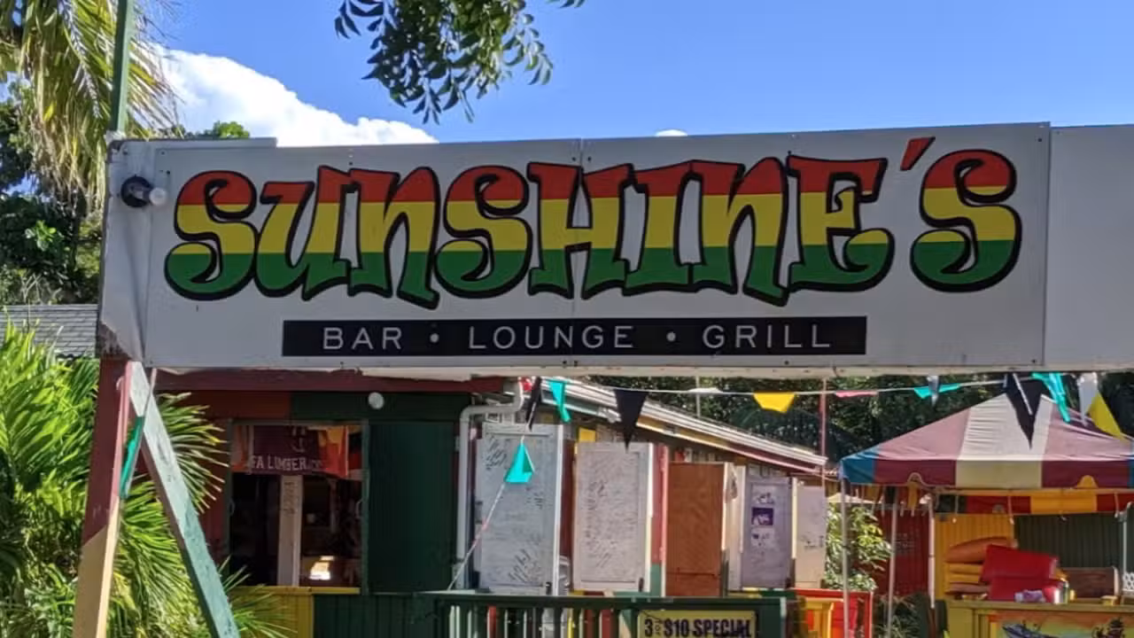 食物 - Sunshine's Beach Bar & Grill，Saint Thomas LowlandWestbury