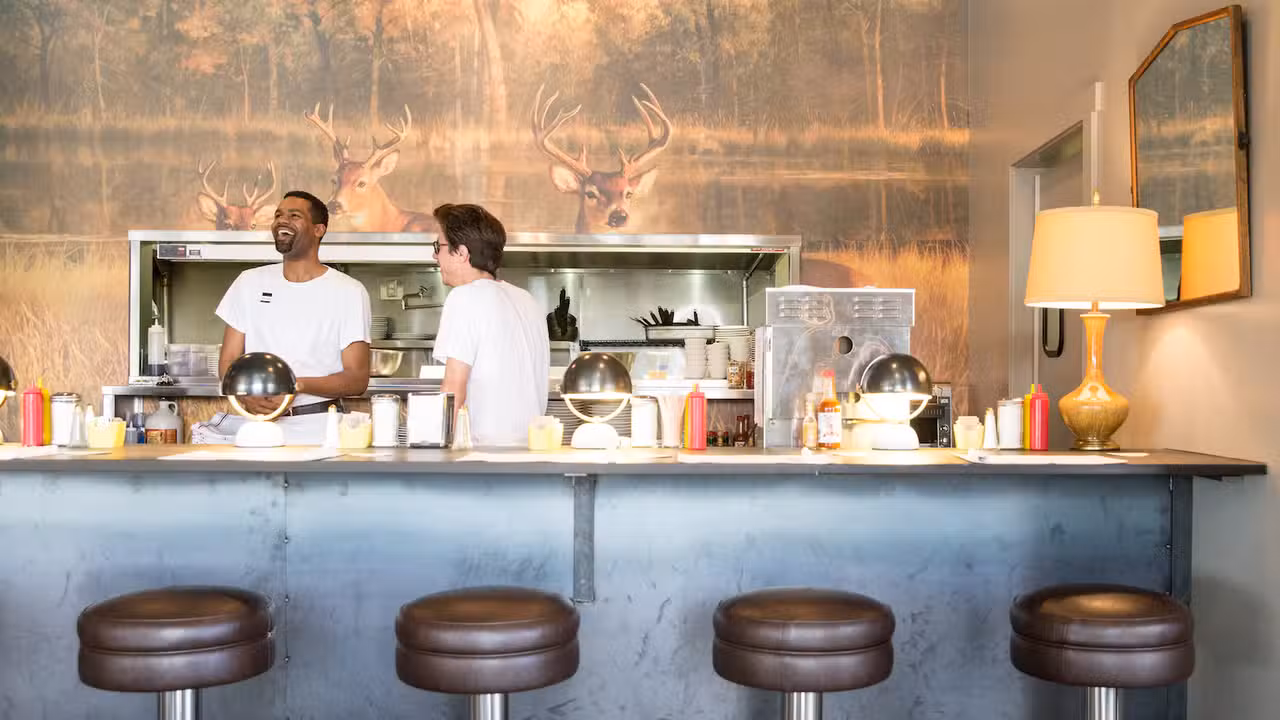 Binnenkant - Hub & Spoke Diner, Salt Lake City, UT