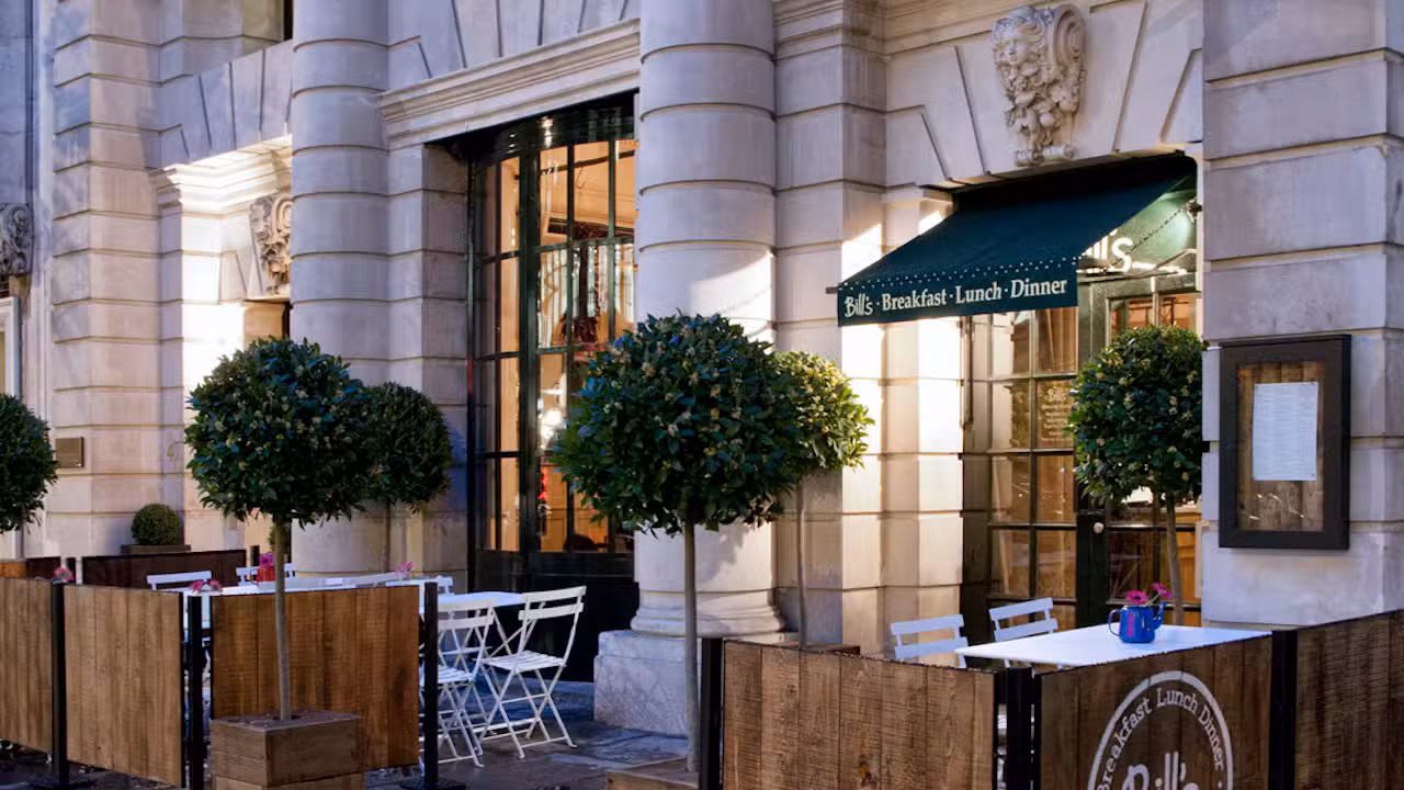 Exterior - Bill's Restaurant & Bar - Holborn, London, 