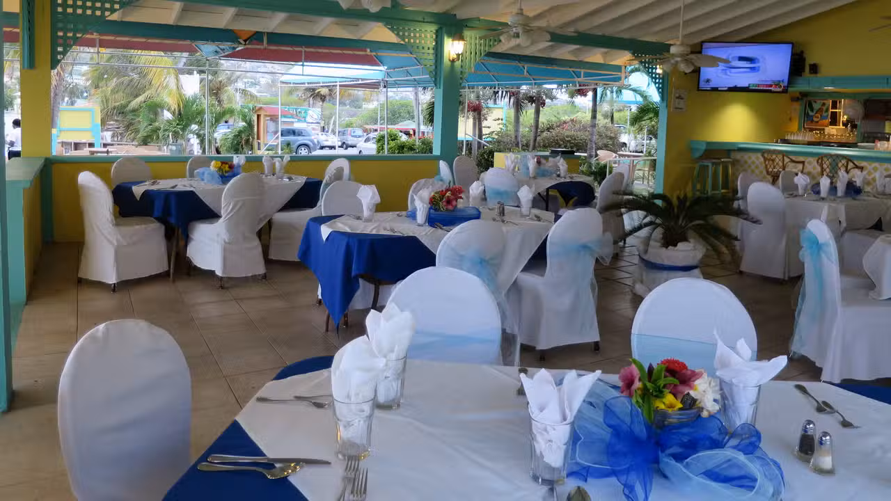 Interior - Sunset Cafe - Timothy Beach Resort, Basseterre, st. KITTS,