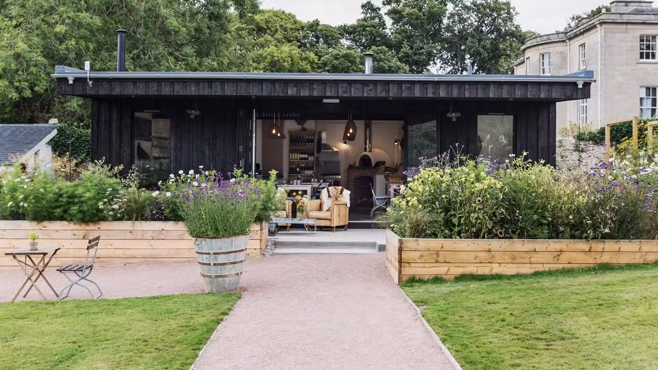 The Kale Yard at Boath House Hotel, Nairn, Nairnshire