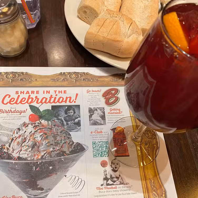 Comida - Buca di Beppo - Bally's AC, Atlantic City, NJ