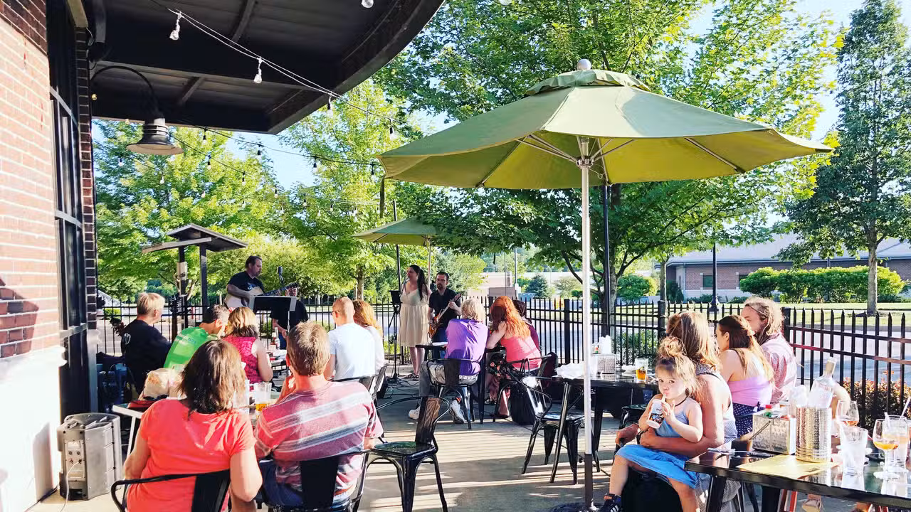 Party on the patio - Southern Stone, Bloomington, IN