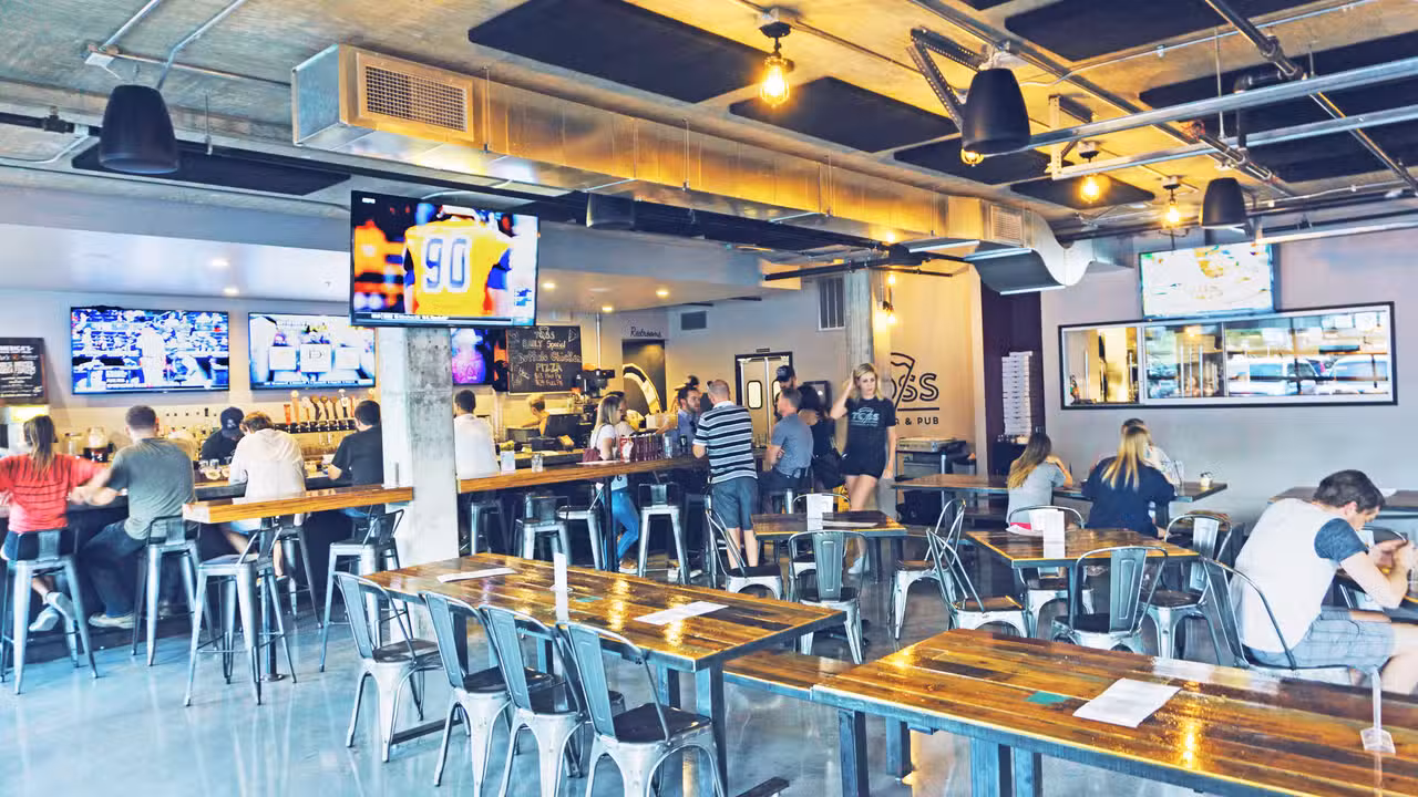 Interior - Toss Pizzeria & Pub - South 1st, Austin, TX