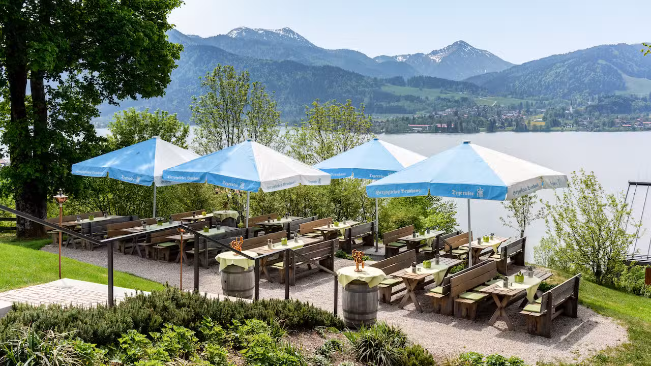 Biergarten, Tegernsee, BY