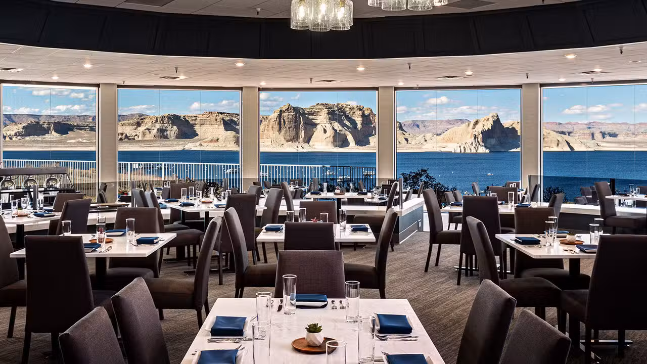 Rainbow Room at Lake Powell Resorts and Marinas, Page, AZ