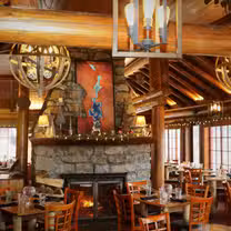 A photo of Elkins Resort on Priest Lake restaurant
