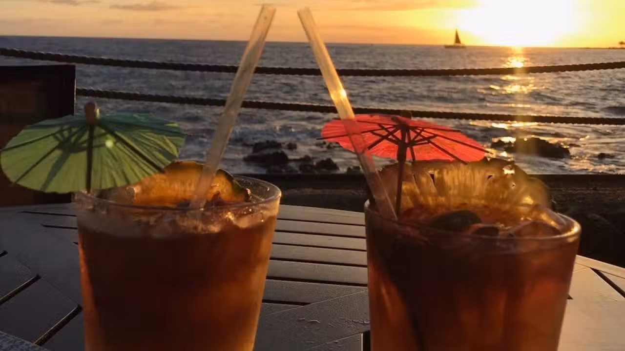 Drinks - Huggo's on the Rocks, Kailua Kona, HI