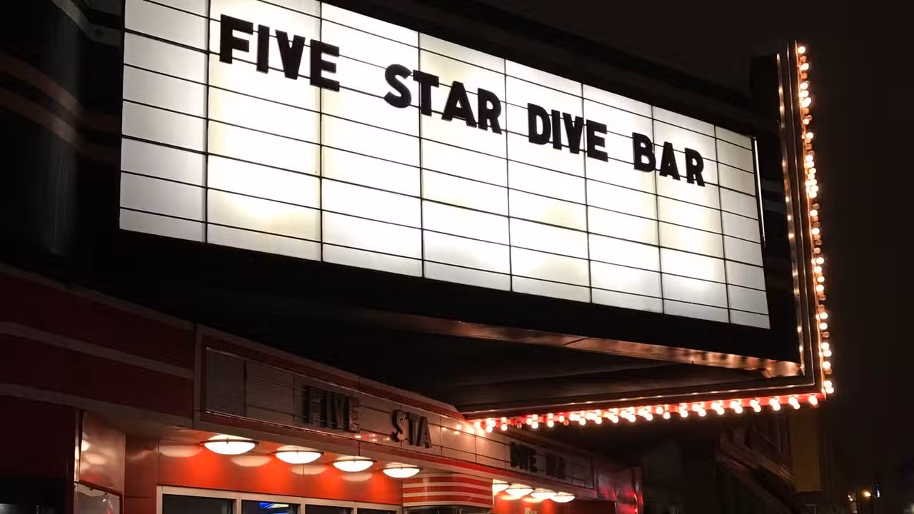Exterior - Five Star Dive Bar, Elkhart, IN