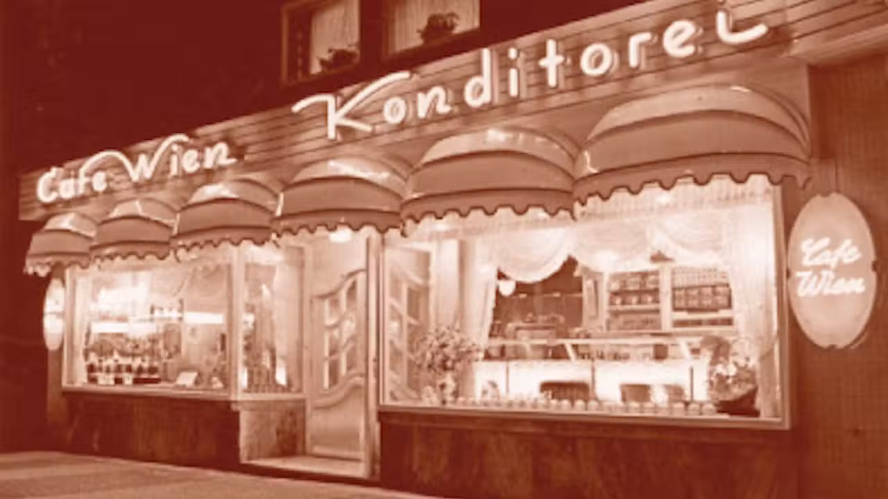 Buitenkant - Cafe Wien, Sylt, SH
