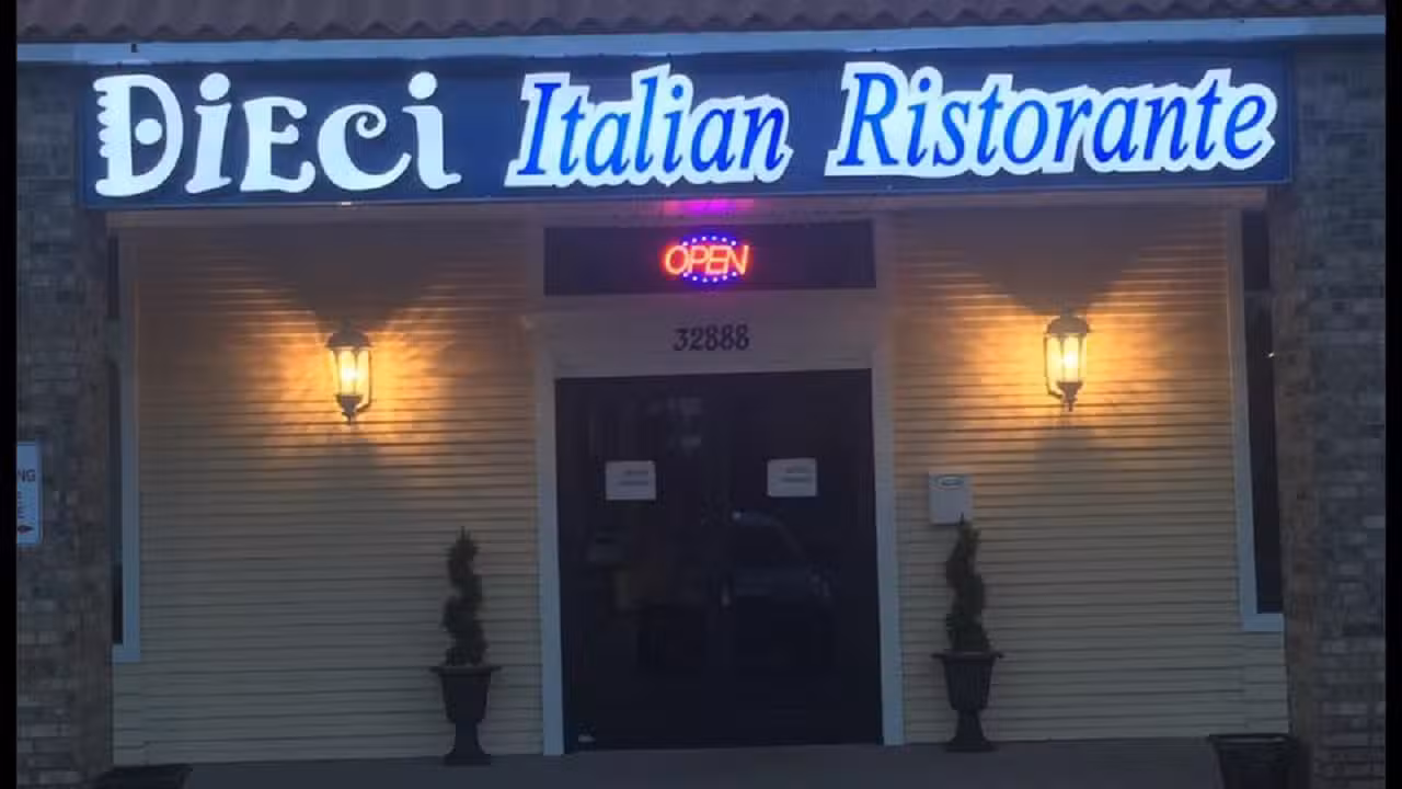 Exterior - Dieci Ristorante, Palm Harbor, FL