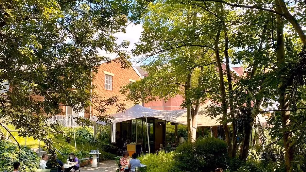 Outside V - Cantine at Camden Art Centre, London, 