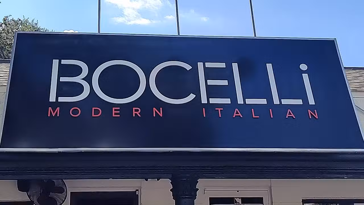 Exterior - “Bocelli” Modern Italian, Tampa, FL