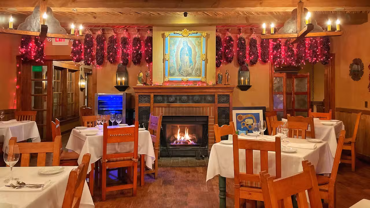 French style northern New Mexican farm to table. - El Rincón Café, Santa Fe, NM