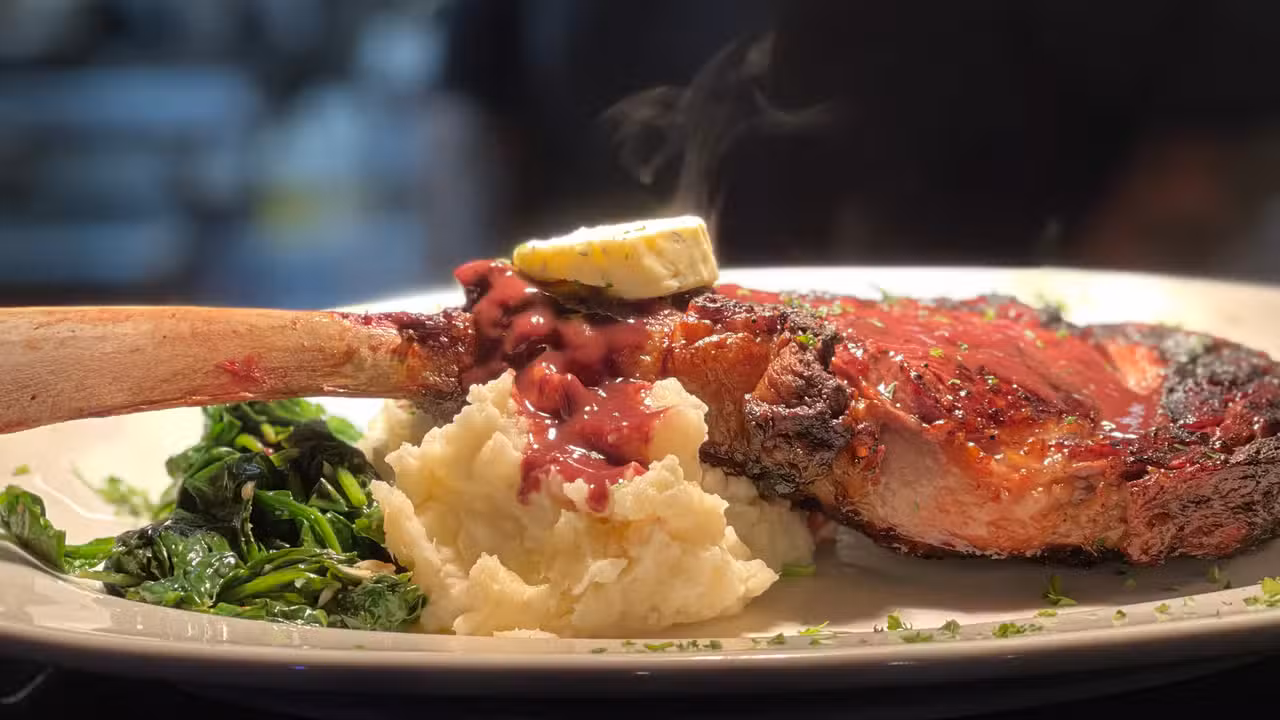 Tomahawk Steak - Tomahawk Steak, Chops and Seafood, San Ramon, CA