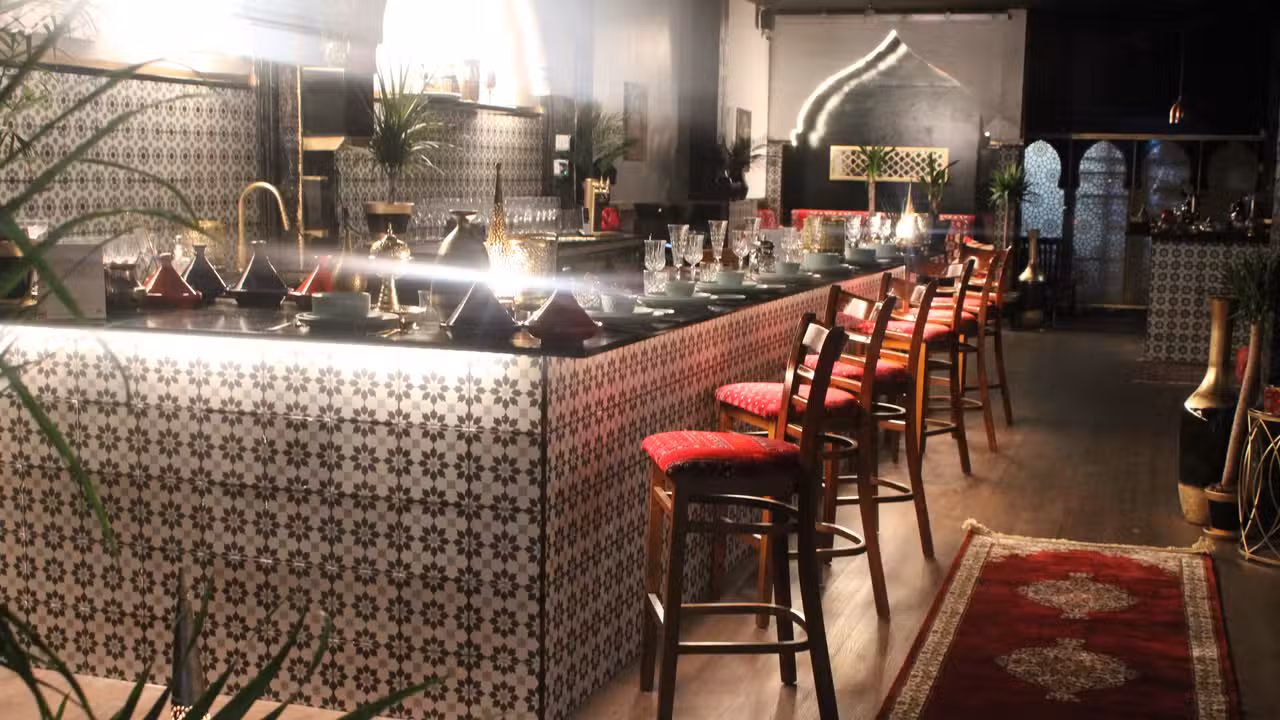 Interior - Moltaqa Moroccan Restaurant - Yaletown, Vancouver, BC