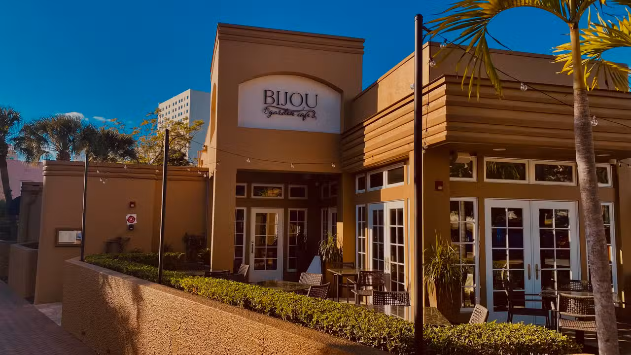 Bijou Garden Cafe, Sarasota, FL