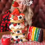 Polo Bar Famous Birthday Pancakes Stack photo