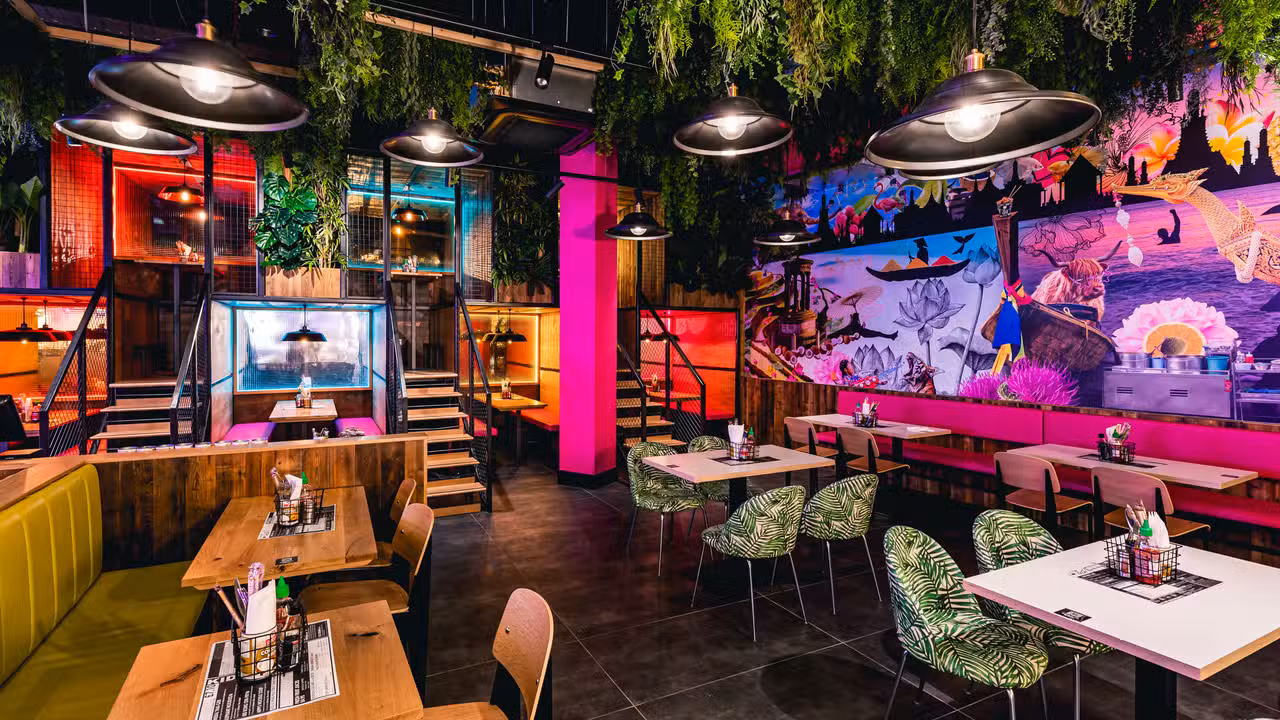 Binnenkant - Thai Express Kitchen, Edinburgh, Midlothian