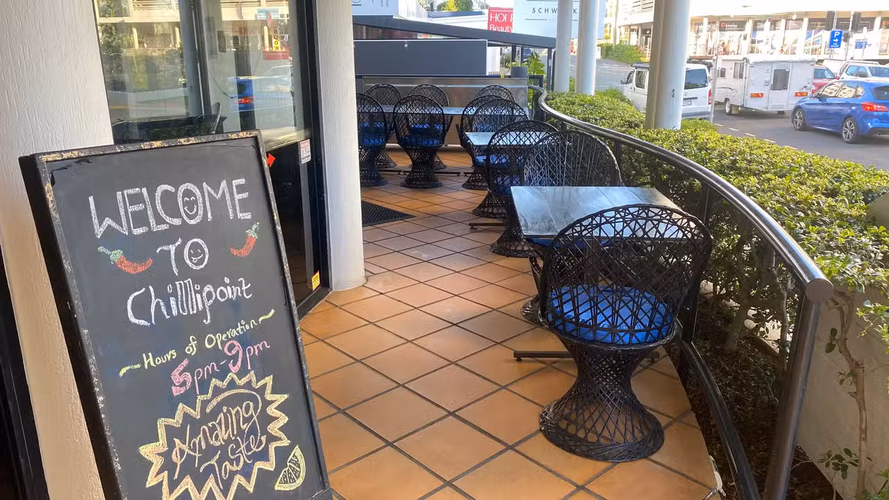 Enterance - Chillipoint Indian Restaurant, Mooloolaba, AU-QLD