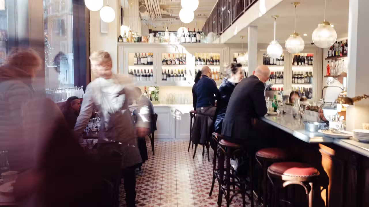 Interior - Chez Antoinette Victoria, London, 
