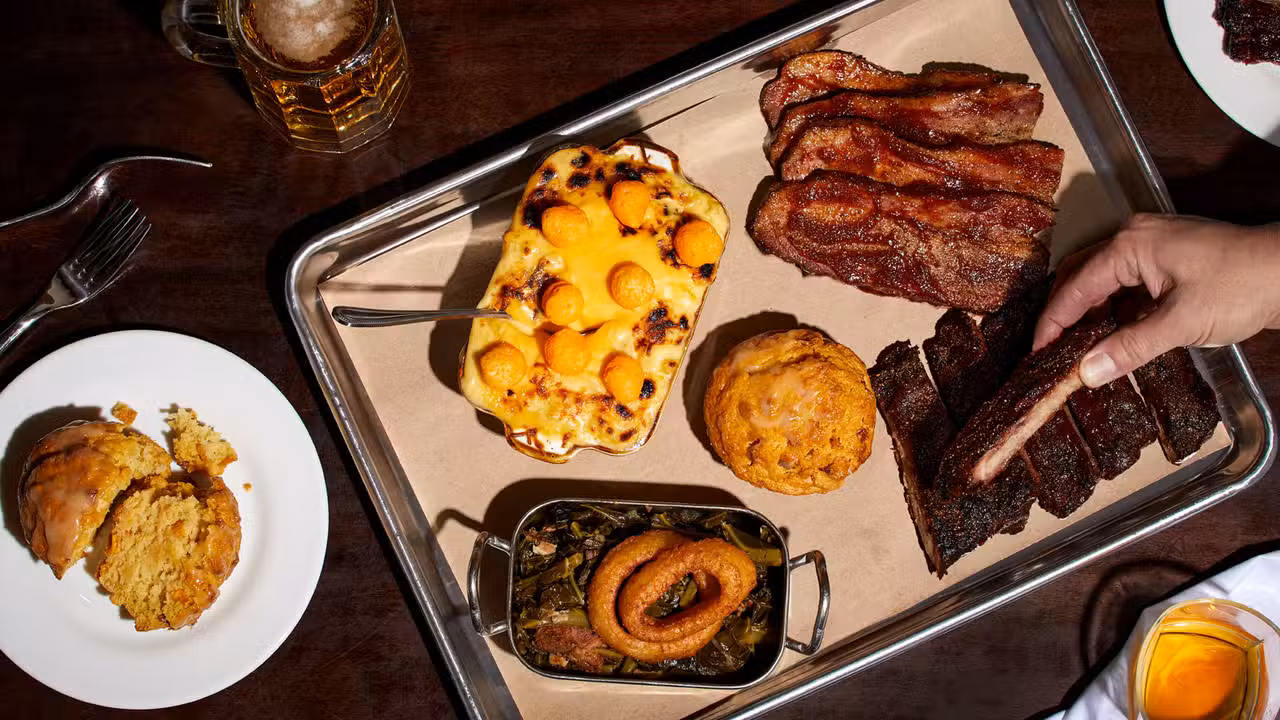 Signature BBQ Platter - Wild Honey - Smokehouse & Tavern, Atlantic City, NJ