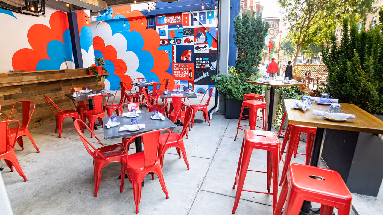 outdoor cafe - Bridget Foy's, Philadelphia, PA