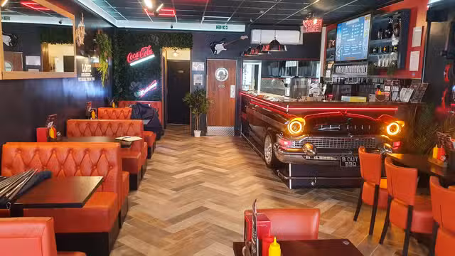 A photo of Burnout BBQ restaurant