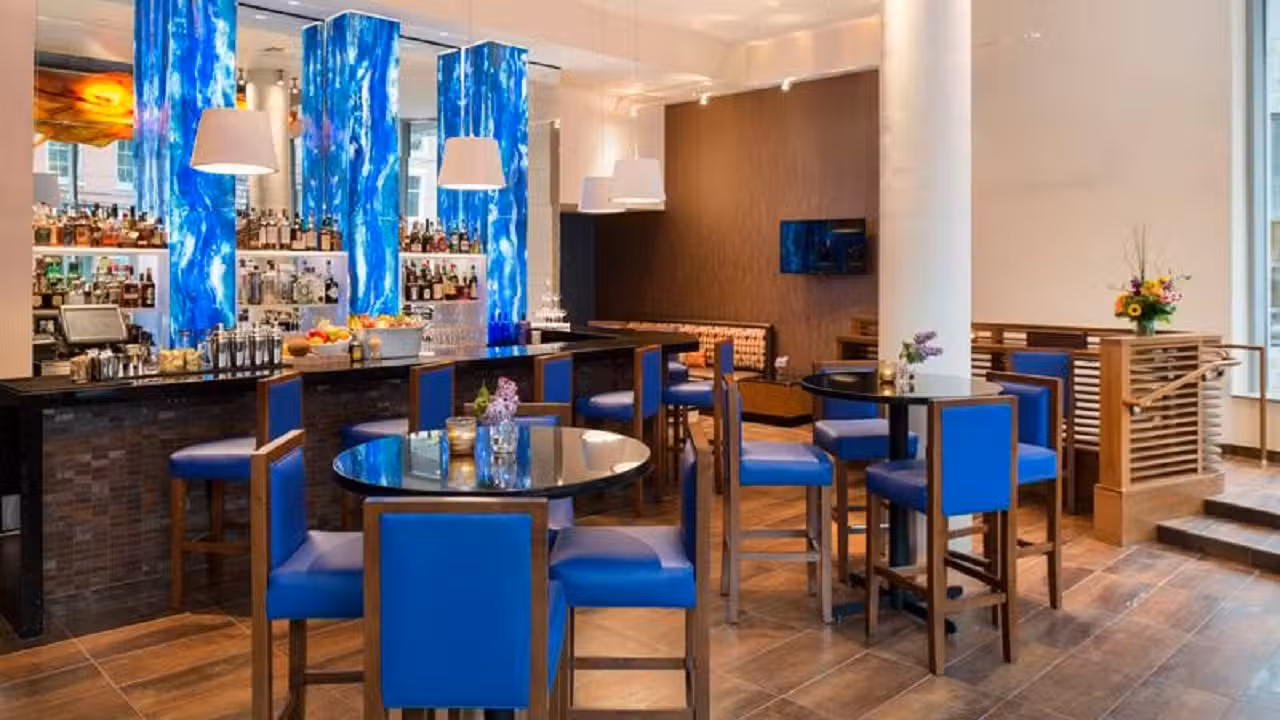 Interior - Glass Lounge at the Hyatt Place, Portland, ME