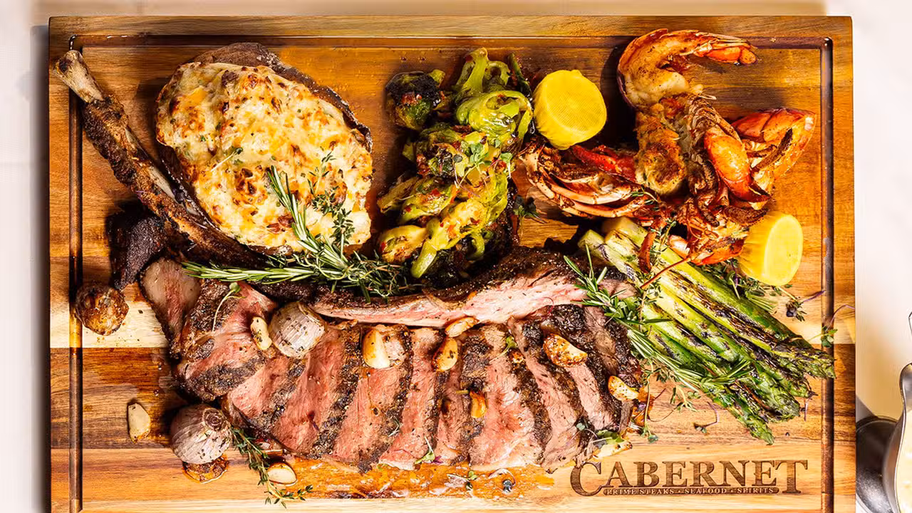 The Cabernet Cutting Board - Cabernet Steakhouse, Alpharetta, GA