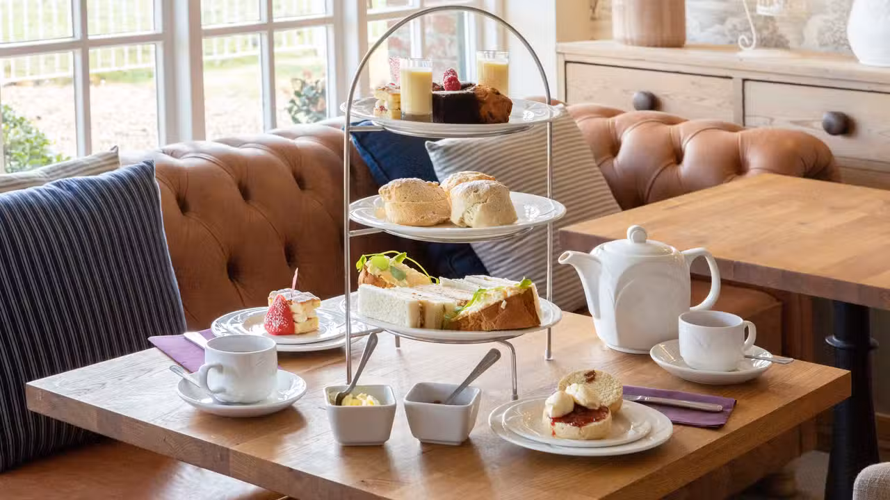 Afternoon Tea at Beaulieu Hotel, Lyndhurst, Hampshire