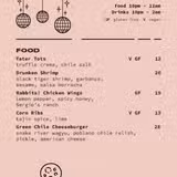 Late Night Menu Photo