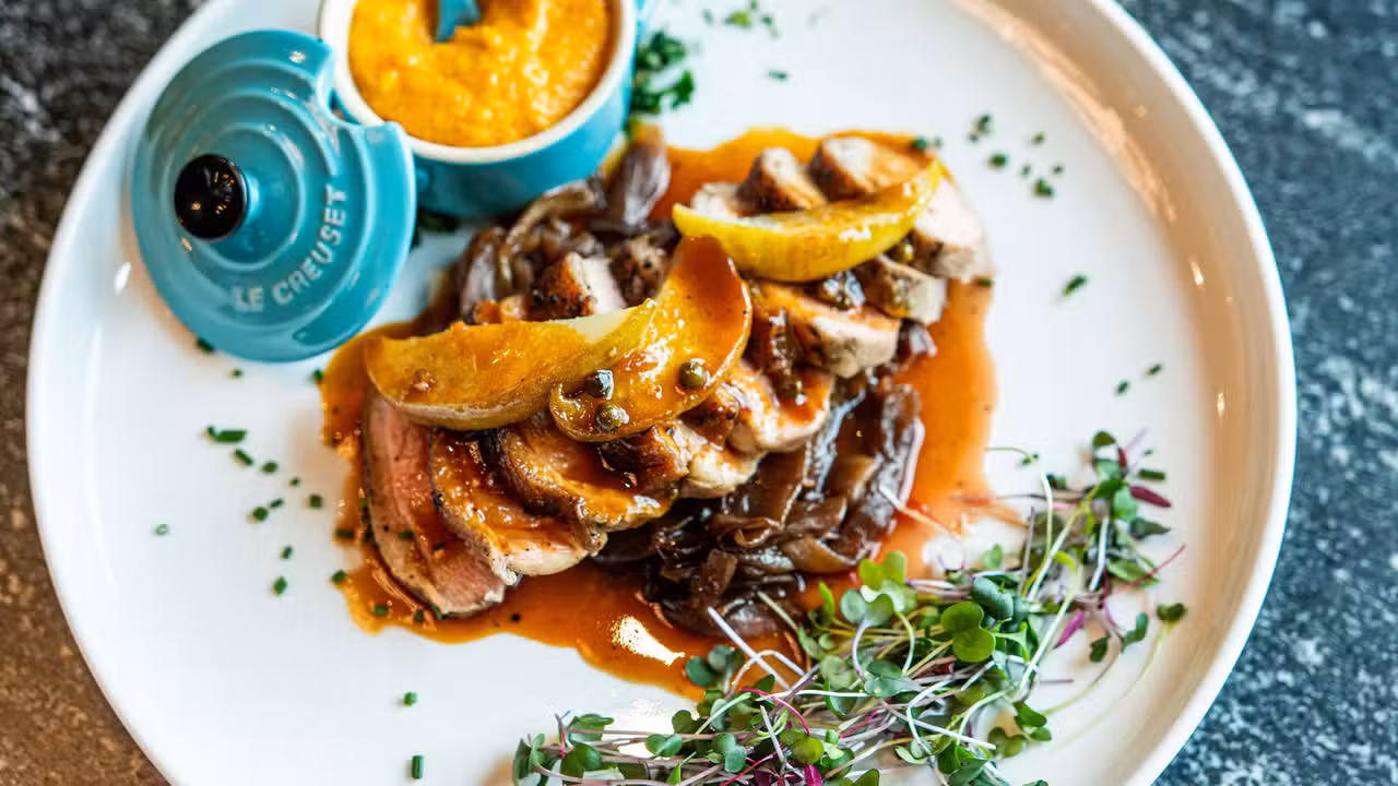 Duck Magret - Tardif's American Brasserie, San Antonio, TX